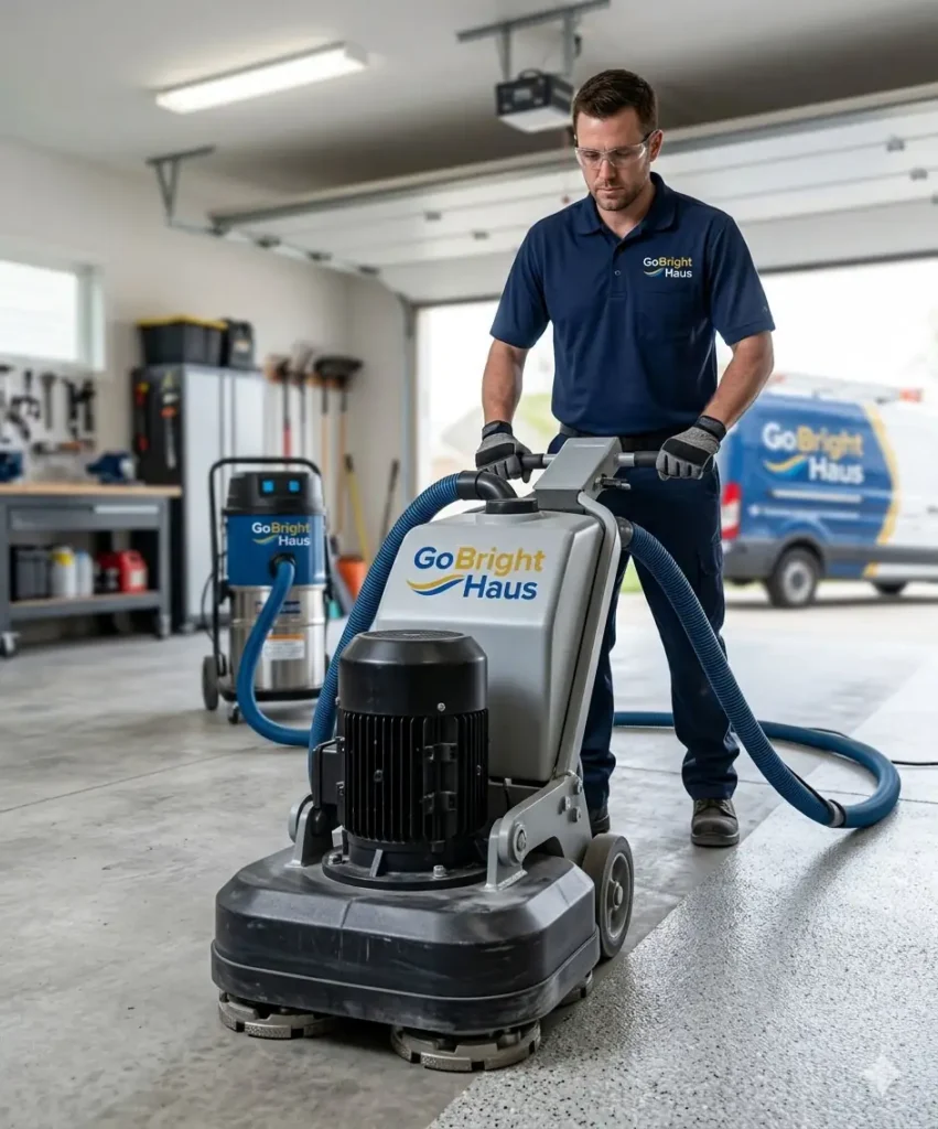 Professional epoxy floor coating installation in Charlotte, NC